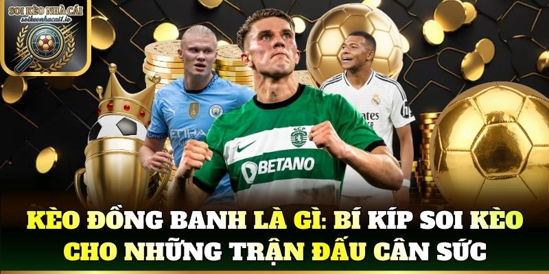 Kèo đồng banh là gì: Bí kíp soi kèo cho những trận đấu cân sức