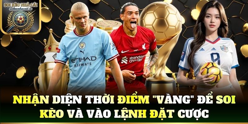 Nhận diện thời điểm "vàng" để soi kèo và vào lệnh đặt cược